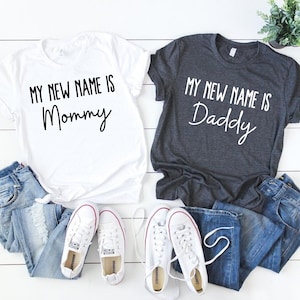 mom and dad matching shirt mom coming shirt home shirt outfit baby shower gift for mom new mom gift set pregnancy shirts OK