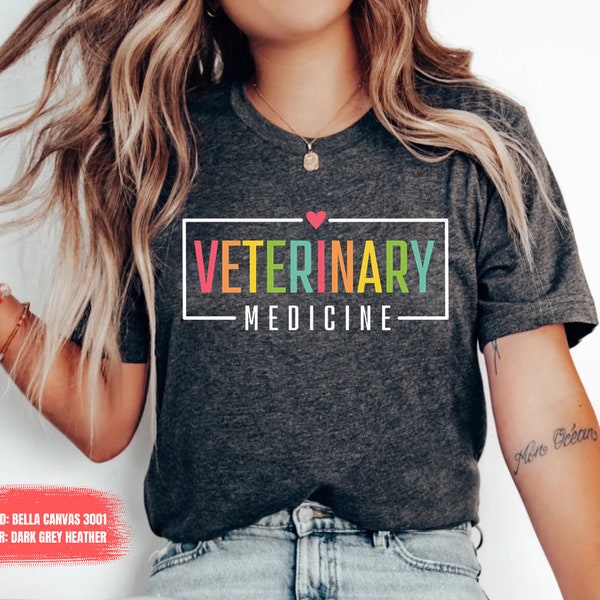 Vet Tech Gift, Veterinary Nurse Shirt Funny Veterinarian Gift, DVM LVT Graduation, Vet Med Staff Assistant Technician Vet Nurse