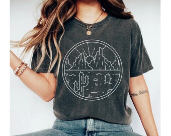 Desert Shirt, Cactus Plants, T-Shirt For Women, Cactus Shirt, Desert Adventure Shirt, Arizona Shirt, Cute Cactus Shirt, Cactus Shirt women