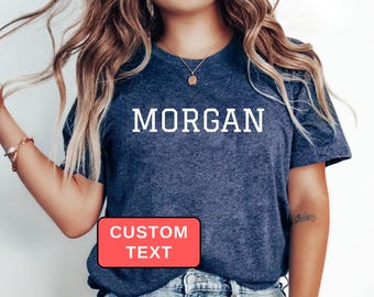 Custom Shirt, Custom Text Shirt, Custom T-shirt, Personalized T-shirt, Personalized Shirt, Custom Unisex Shirts, Custom Printing Shirt