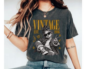 Personalized Vintage Birthday Shirt, Custom Photo Shirt, Birth Year Shirt, Retro Birthday Tee, Custom Year Shirt, Birthday Gift
