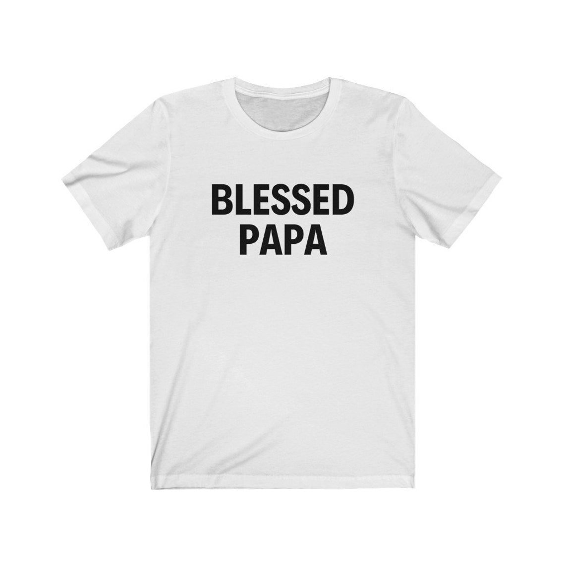 Papa Shirt Blessed Papa Shirt Mens Funny Shirt Fathers Day | Etsy