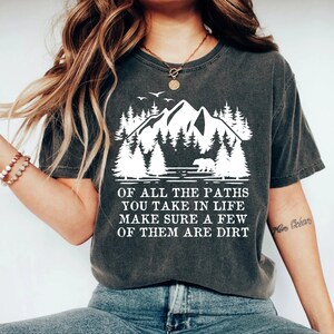 Camping shirt, Forest shirt, Outdoors Shirt, Hiking Shirt, Backpacking, Camping, Mountains, Adventure Shirt, Womens Hiking Shirt