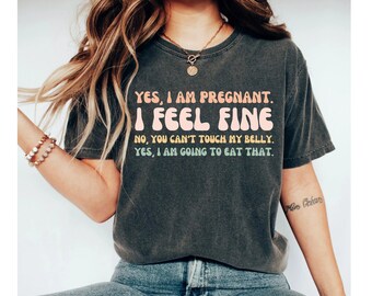 i am pregnant fold shirt