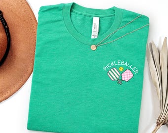 Pickleballer Shirt, Preppy Pickleball Shirt, Pickleball Shirt For Women, Cute Comfortable Athletic Gift Pickleball Gift for Her Sport Shirt