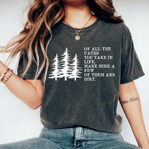 Camping shirt, Forest shirt, Outdoors Shirt, Hiking Shirt, Backpacking, Camping, Mountains, Adventure Shirt, Womens Hiking Shirt