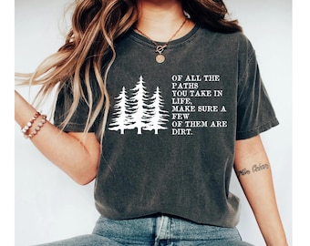 Camping shirt, Forest shirt, Outdoors Shirt, Hiking Shirt, Backpacking, Camping, Mountains, Adventure Shirt, Womens Hiking Shirt