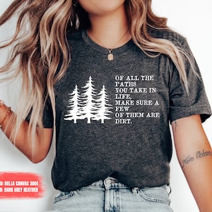 Camping shirt, Forest shirt, Outdoors Shirt, Hiking Shirt, Backpacking, Camping, Mountains, Adventure Shirt, Womens Hiking Shirt