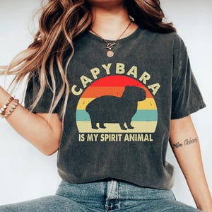 Capybara Shirt, Animal Lover Tee, Capybara Lover T-Shirt, Cute Animal Tshirt, Capybara Gift for Mom, Vintage Graphic Tee, Funny Quotes