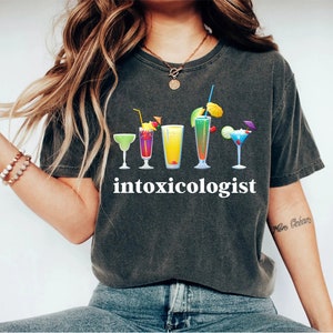 Funny Bartender Shirt Bartending Shirt Women Bartender Shirt Intoxicologist Shirt Bartender Gift Barman Shirt Barmaid Shirt Beer Tee