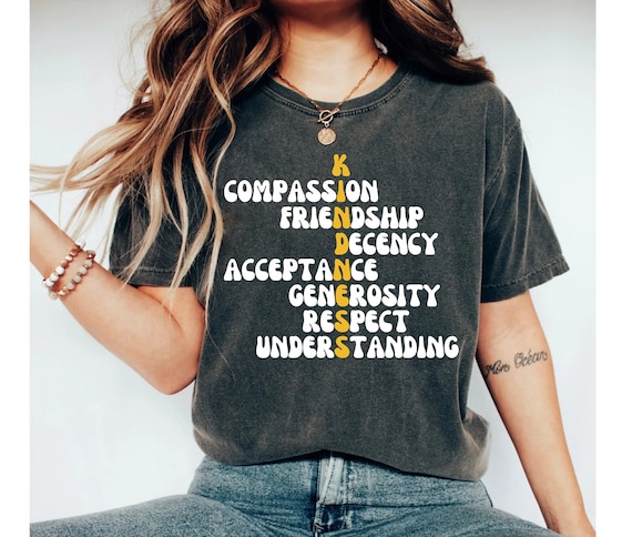 Kindness Shirt, Retro Teacher T-shirt, Cute Teacher Shirt