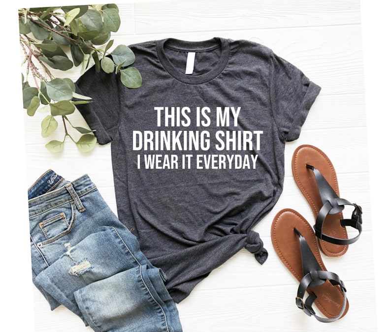 Funny Drinking Shirt for Women This is My Drinking Shirt Etsy