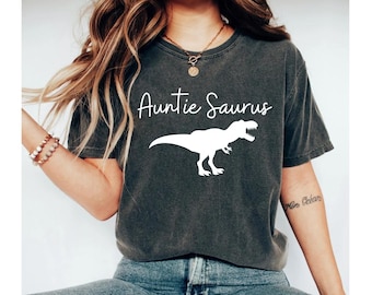 Auntiesaurus T-Shirt Gift For Aunt Pregnancy Announcement Auntiesaurus T-Shirt Gift For Aunt Pregnancy Announcement