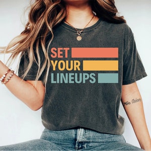 Set Your Lineups Shirt Lineups and Chill Football Shirt Fantasy Football Shirt football Shirt Sunday Football Shirt DFS Shirt