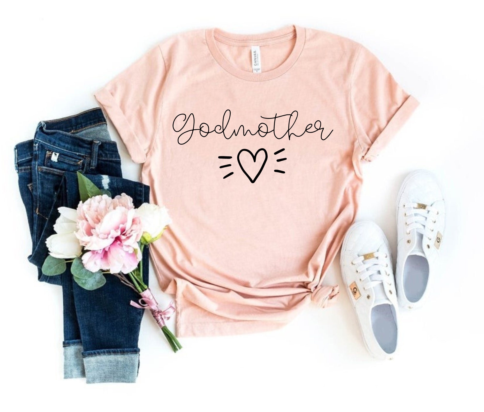 Godmother Shirt Godmother Gift Godmother Tshirt Unisex Tee Etsy