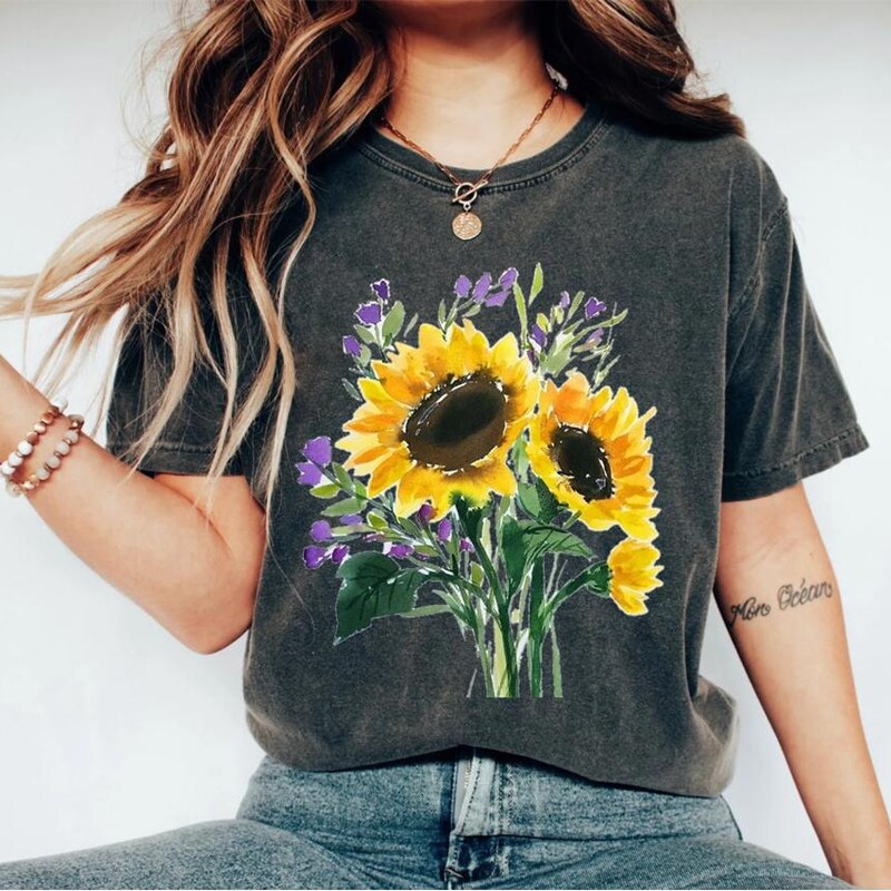 Sunflower Shirt - Etsy
