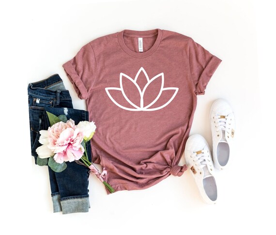 Lotus Flower Shirt Lotus Shirt Zen Meditation Gift No Mud No - Etsy