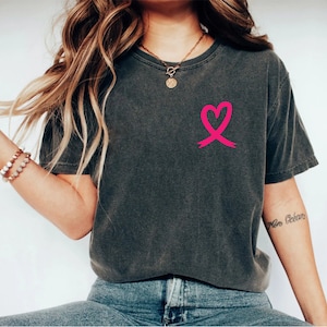 Breast Cancer Shirt Pink Ribbon Shirt Breast Cancer Awareness Shirt Hope shirt Breast Cancer Fundraiser Shirts Ribbon Awareness Shirt OK