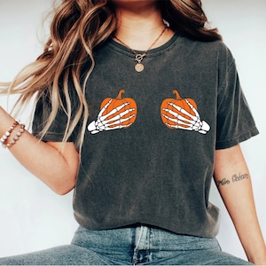Funny Boobies shirt Pumpkin Shirt Pumpkin Boobies Thanksgiving Boobies Shirt Womens shirt Thanksgiving shirt