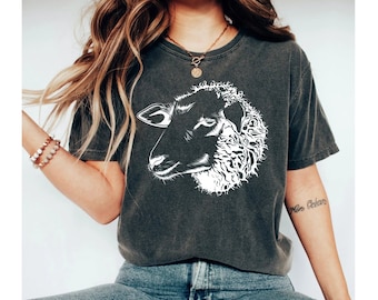 Sheep Shirt Farmer Funny Sheep Shirt Cowgirl shirt Sheep tee Sheep lovers gifts Show Lamb Sheep Farming Shirt