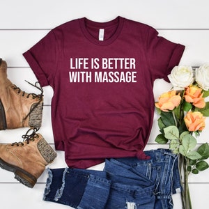 Massage Shirt Massage Therapist Massage Therapy Massage Shirt Masseuse Spa Shirt Therapist shirt mom shirt dad shirt