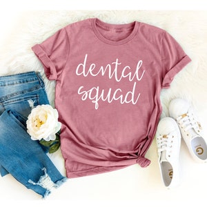 Dental Hygienist Shirt Dental Squad T-Shirt Dental Assistant Graduation Gift Gift for Dentist RDH Gift Funny Dentist Dental Student