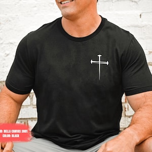 Cross Shirt, Faith Cross Shirt, Christian Gift, Faith Gift, Christian Shirts, Gift For Him, Gift For Her Faith Cross Fathers Day Shirt Jesus