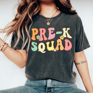 Pre-K Teacher Shirt, Pre-K Squad, Preschool shirt Crew, PreK Teacher Shirt, Pre-K Teacher Team Shirts, PreK TShirt, Pre K T-Shirt teacher