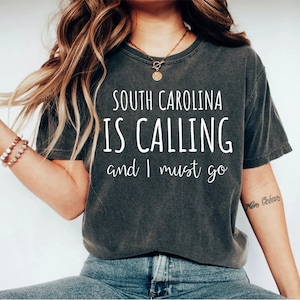South Carolina Shirt SC State Shirt South Carolina Home Pride Myrtle Beach Vacation Tee Columbia Shirt Cruise shirt OK