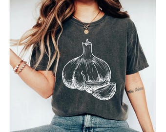 Garlic Shirt Chef tees Garlic Shirt Foodie Shirt Foodie Gift Chef Gift Chef Shirt Cooking Shirt baker shirt for mom