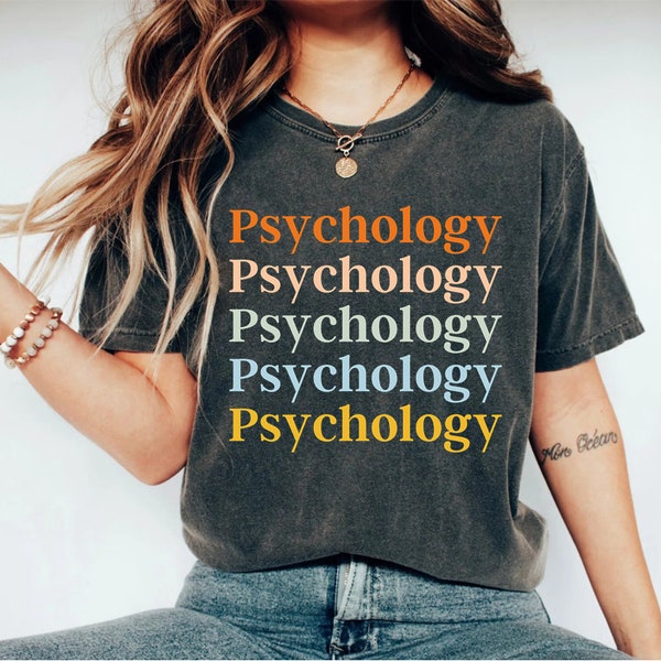 Retro Psychology Shirt, Psych Grad Gift, Psychology Student Shirt, Psychologist T-Shirt, Psychologist Gift, Psychology Gifts, Therapist Tee