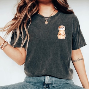 Otter Shirt, Otter Clothes, Cute Funny Sea Otter Shirt, Otter Gift, Funny Otter Shirt, Sea Otters, River Otters Shirt Otter Lover Animal Tee