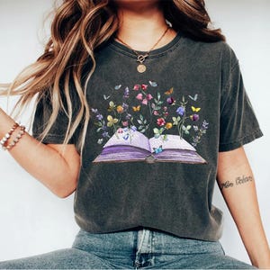 reading shirt, book lover gift, bookish shirt, book shirts women, reading tshirt, library shirt, gifts for book lovers, literary gifts,