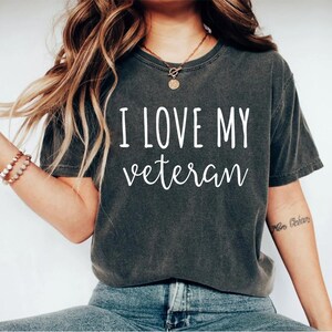 Deployment Shirt, soldier Shirt, Veteran Fiancee Shirt, Coming Home I Love My Veteran Shirt soldier Girlfriend Shirt Veteran Wife Gift OK