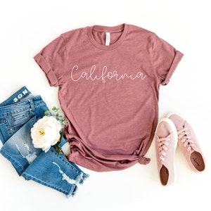 California Shirt Los Angeles Shirt LA shirt California Gift Cali Shirt California Love Palm Tree Shirt Gift For Women Graphic Tee