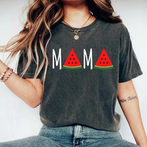 Watermelon Mama Shirt Watermelon Shirt Mama Shirt Blessed Mama Mothers Day Gift Step Mom Gift Baby Shower Gift Fruit Shirt