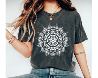 mandala shirt, yoga shirt, spiritual shirt, mandala tshirt, spiritual t shirts, yoga shirts, meditation shirt, zen shirt, yoga shirt women