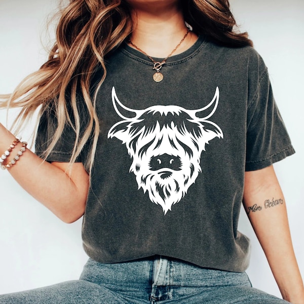 Summer Neutral Highland Cow T-Shirt