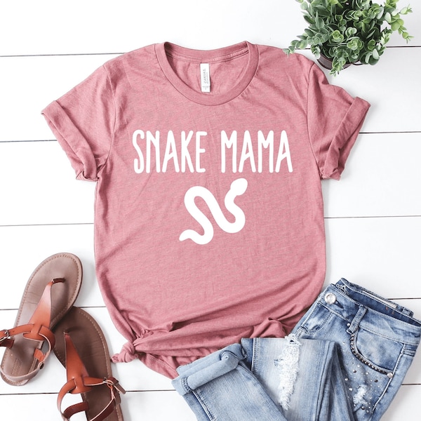 Snake Mama Shirt snake mom Snake Shirt Snake Lover Shirt Gift For Snake Owner Reptile Lover T-Shirt mothers day OK