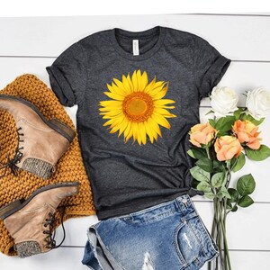 Strong I Am Beautiful Sunflower Shirt Wild and Free Design on premium Bella Canvas unisex shirt 3 color choices plus sizes available