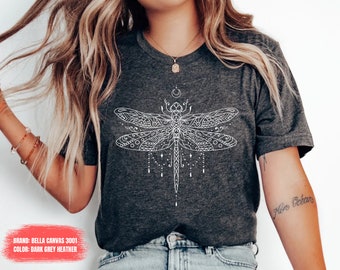 Dragonfly Dragonfly Shirt Dragonfly T-shirt dragonfly gift dragonfly lover insect dragonfly t shirt women's soft tee cute boho shirt OK