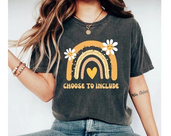 choose to include shirt, special education teacher shirts, autism awareness shirt, autism shirt, sped teacher shirt, special education shirt