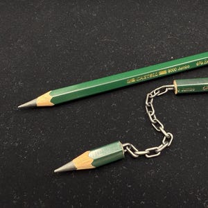 Chain of Patience (Ready to Ship)  - Pencil lead carving / Pencil carving / Strawser carving / Merkaba sculpture / Antler sculpture