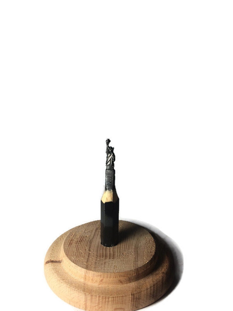 Statue of Liberty Pencil Carving / Native American decor ...