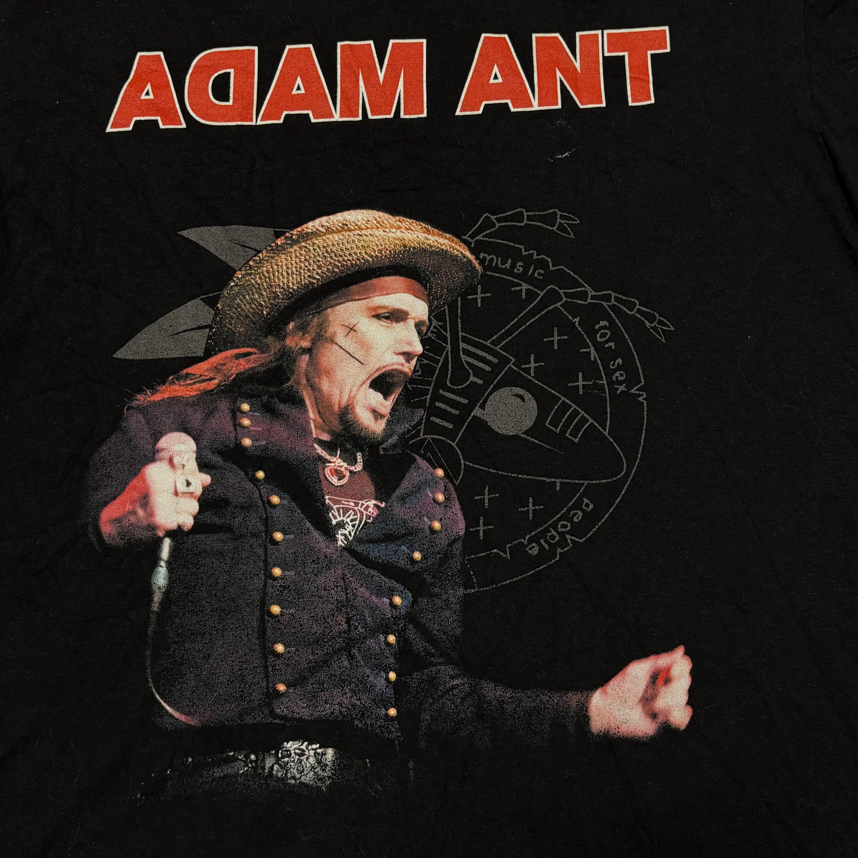 Vintage Adam Ant Band T-shirt, 80s Concert Rock Shirt (medium) - Etsy