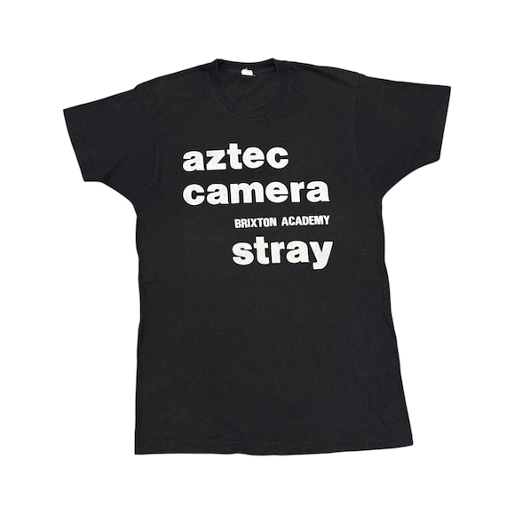 aztec camera STRAY TOUR 1990 Tシャツ　Lサイズ Vintage Aztec Camera Shirt 80s Shirt Tour Shirt Concert