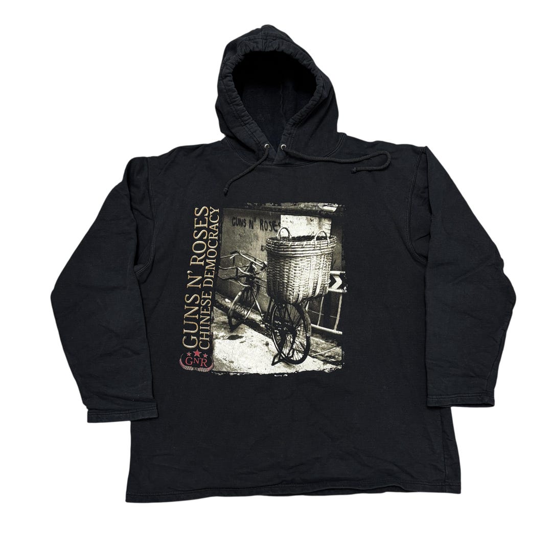 Vintage Guns N Roses Hoodie, Chinese Democracy Tour, XL - Etsy