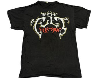 Vintage The Cult Shirt 80s Tour Concert Tee Single Stitch Gothic Rock Vintage Band T-Shirt