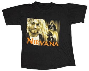 Vintage 90s Nirvana Concert T-Shirt: Kurt Cobain Graphic Tee