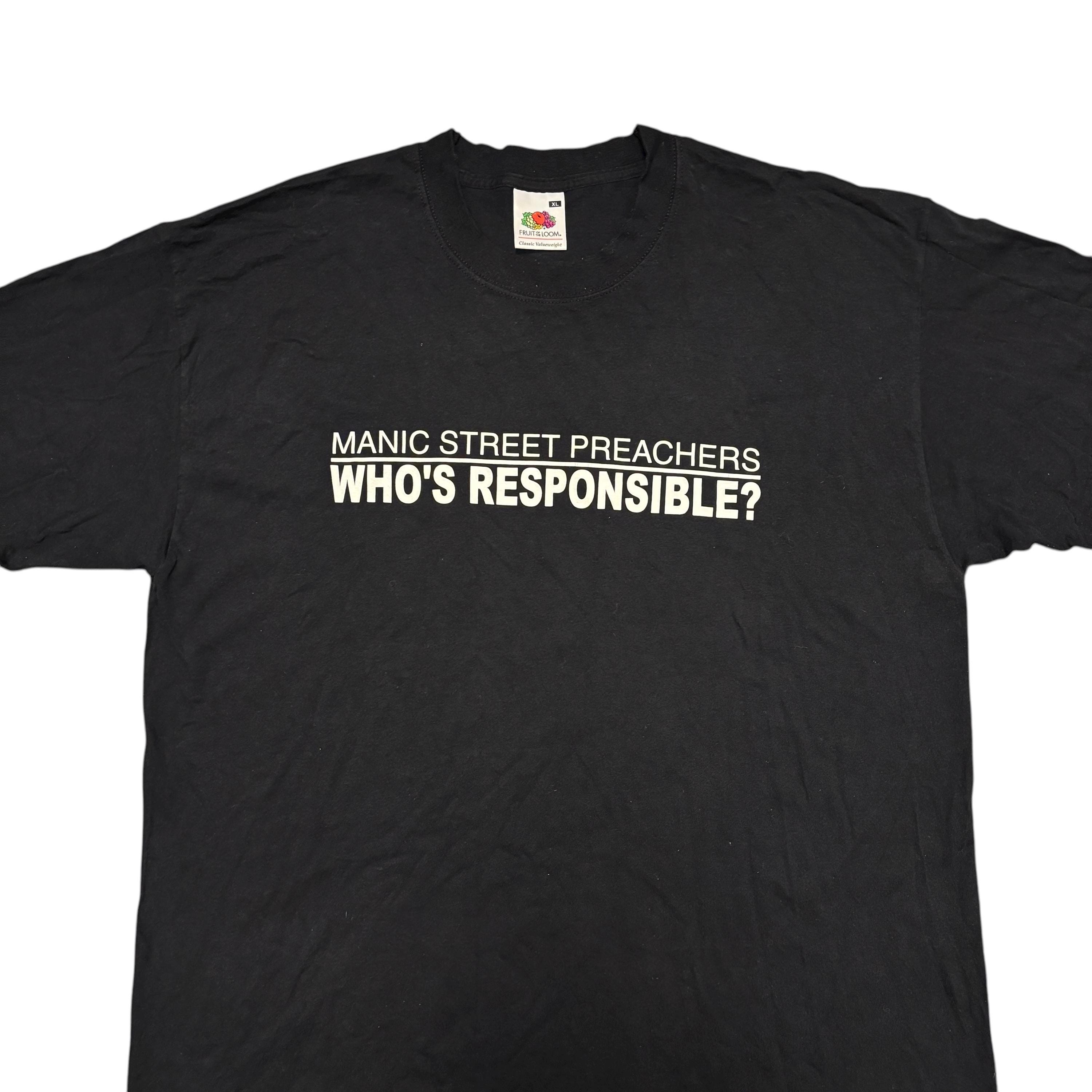 Vintage Manic Street Preachers Shirt Y2K Shirt Tour Shirt Concert